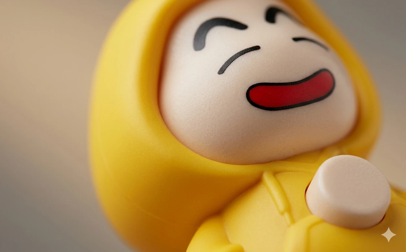 Face Changing Keychain with 3 Expressions | 3D Cartoon Character ABS Toy Key Holder for Bags, Cars & Gifts A+ content image