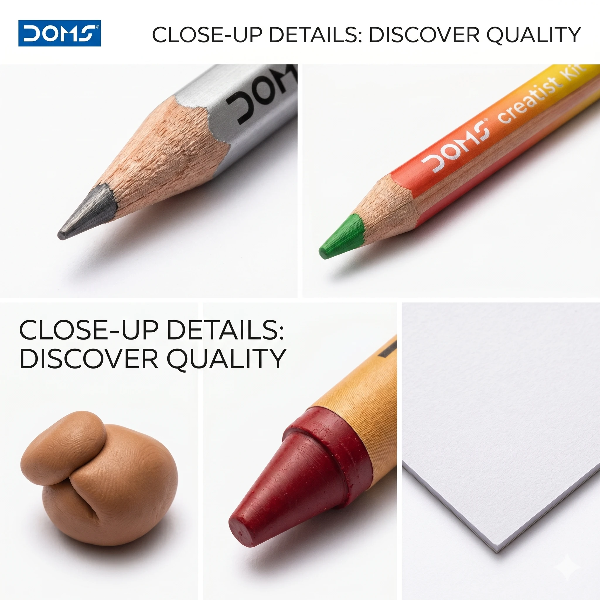 DOMS Fun Fiesta Kit – All-in-One Creative Stationery Combo Pack for Kids | Includes Drawing Book, Color Pencils, Oil Pastels & More | Ideal for School, Art Projects, and Gifting A+ content image