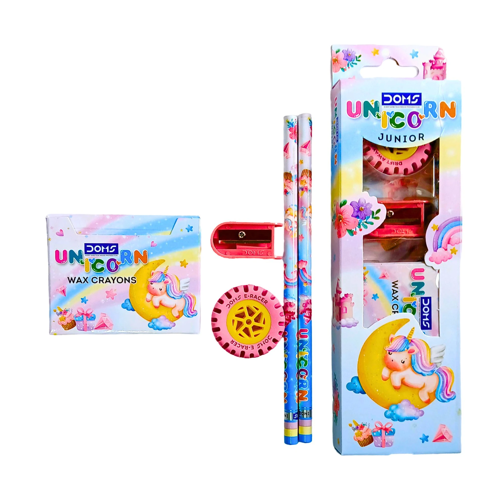 DOMS Unicorn Junior Stationery Kit – Premium Multi-Component Art & Writing Set for Students, Gifting, and Creative Projects